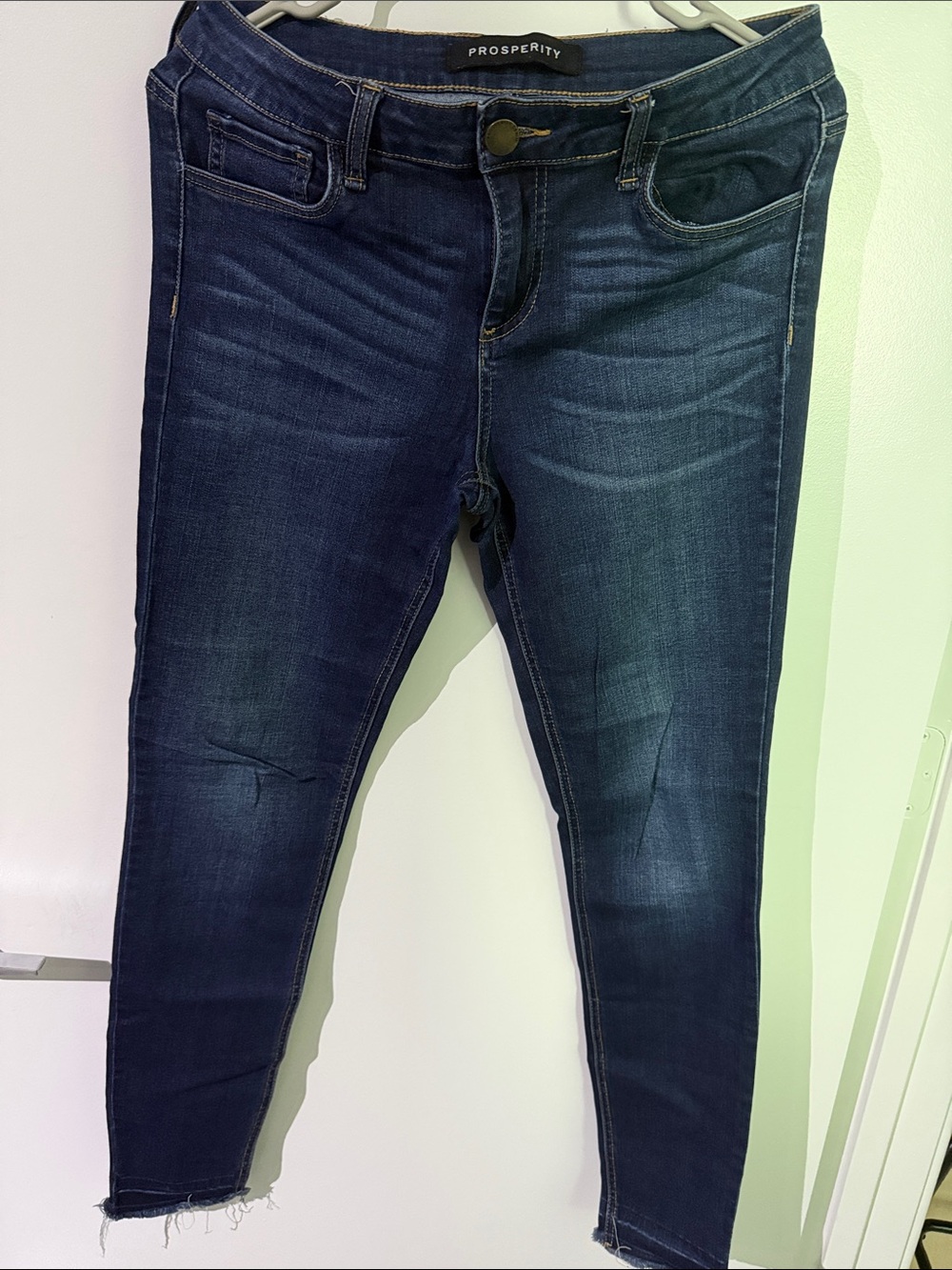 Prosperity Women's Indigo Skinny Jeans - Stretch Mid-Rise